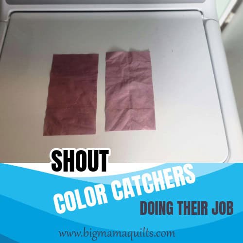 Shout Color Catchers doing their job